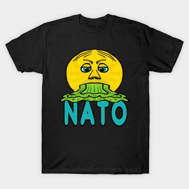 Anti NATO T-Shirt by Mark Ewbie